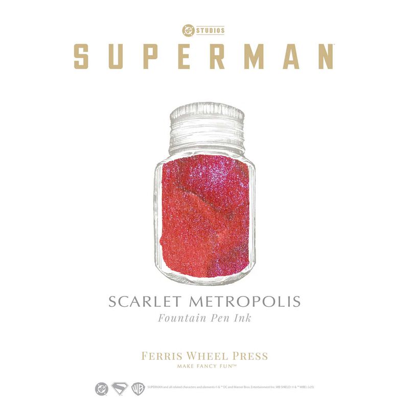 Ferris Wheel Press WB Superman Scarlet Metropolis Ink 10ml image number 1